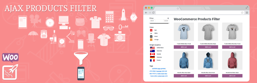 Share plugins WooCommerce AJAX Products Filter - WordPress Plugin Development