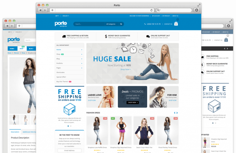 Share Theme bán hàng WordPress Porto V2.5.2 miễn phí