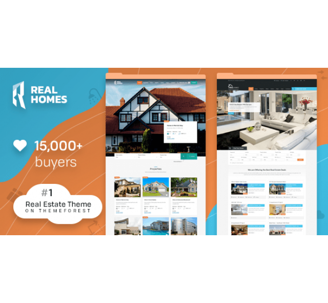 Chia sẻ themes Real Homes, website bất động sản, mua bán nhà đất