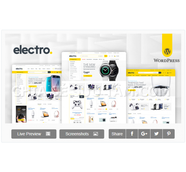 Share themes Electro Electronics, website bán đồ điển tử
