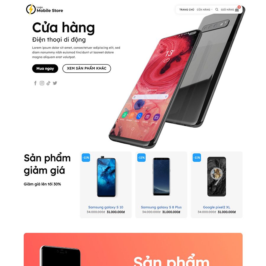 Theme wordpress bán điện thoại 04