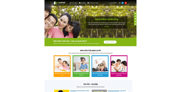 Theme wordpress Công ty bảo hiểm